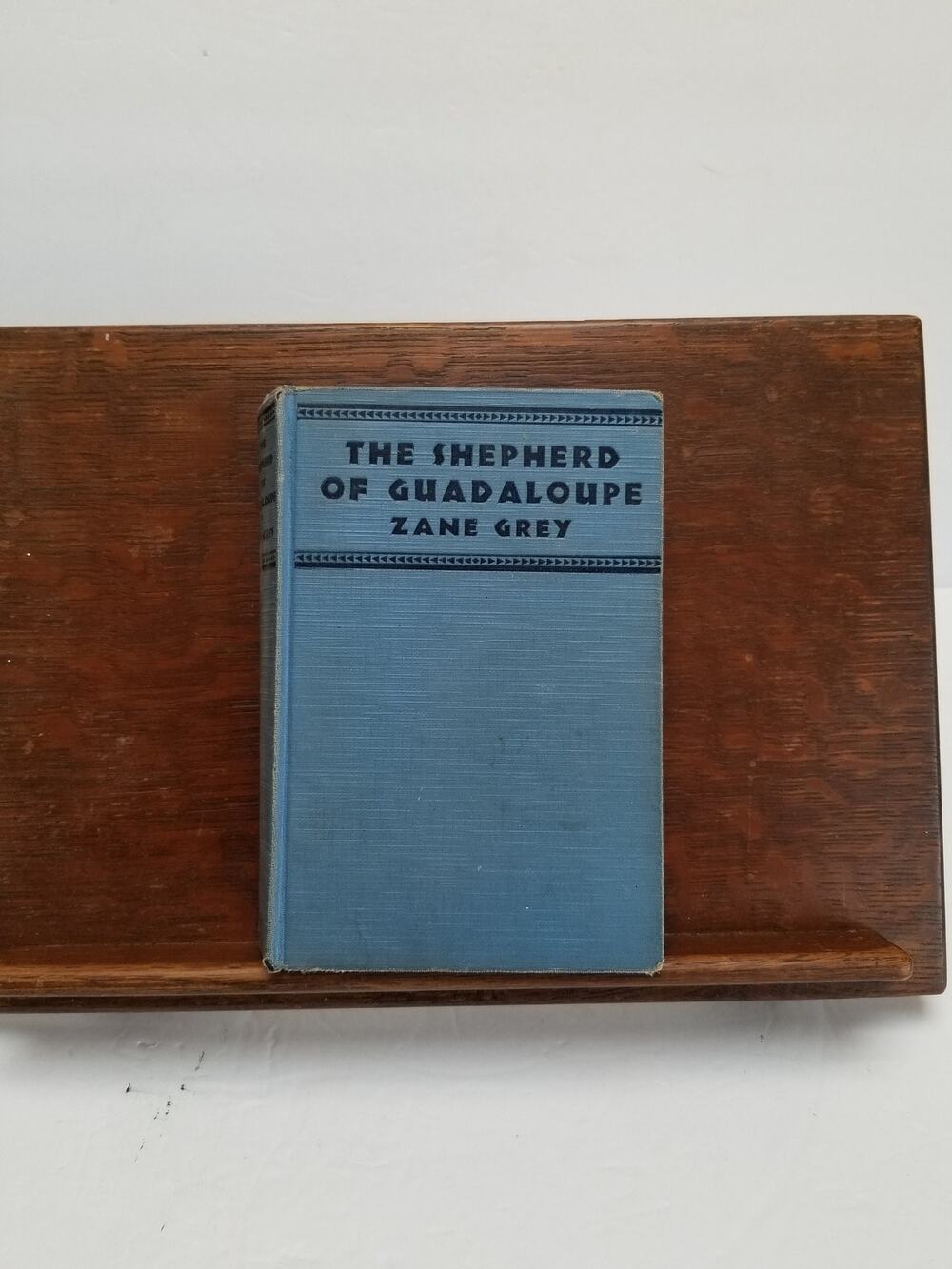 Vintage 1930 Zane Grey The Shepherd of Guadaloupe Blue Hardcover Western Book